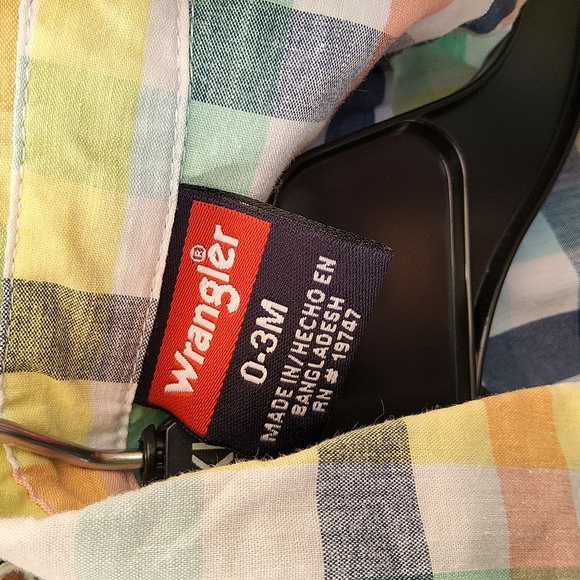 Wrangler Baby Boy Onesie Size 0-3 Months - Picture 7 of 8